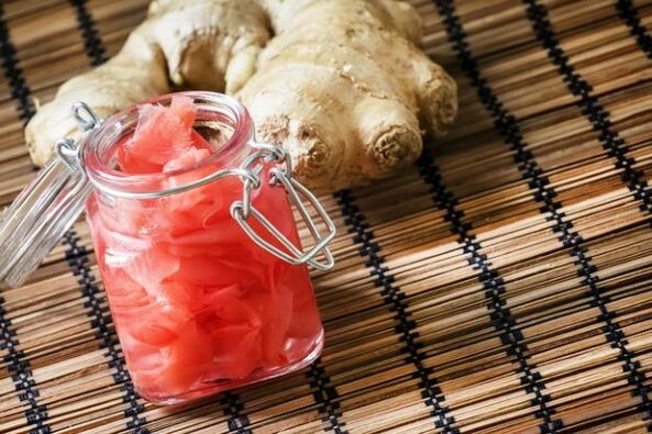 Pedgibre ginger root to increase power
